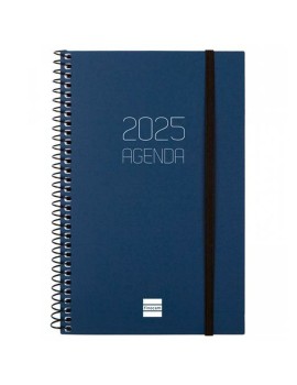 Agenda Finocam OPAQUE Azul 11,7 x 18,1 cm 2025