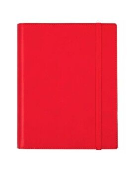 Agenda Finocam DUOBAND E10 Rojo A5 15,5 x 21,2 cm 2025 Bloc de Notas