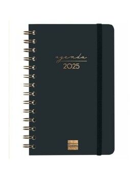 Agenda Finocam ALMA Preto 11,7 x 18,1 cm 2025