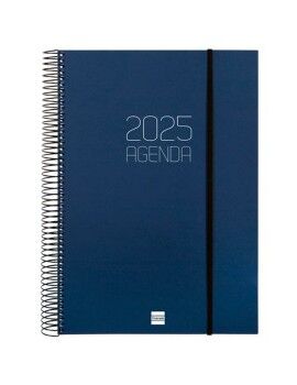 Agenda Finocam OPAQUE Azul A4 21 x 29,7 cm 2025