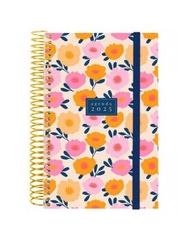 Agenda Finocam DESIGN COLLECTION 11,7 x 18,1 cm 2025 Floral