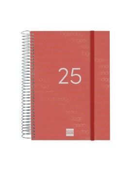 Agenda Finocam YEAR Vermelho A5 15,5 x 21,2 cm 2025