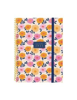 Agenda Finocam DESIGN COLLECTION A5 15,5 x 21,2 cm 2025 Floral