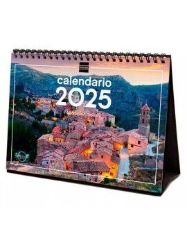 Calendário de Mesa Finocam PUEBLOS CON ENCANTO Multicolor Papel 21 x 15 cm 2025