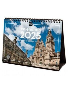 Calendário de Mesa Finocam CAMINO DE SANTIAGO Multicolor Papel 21 x 15 cm 2025