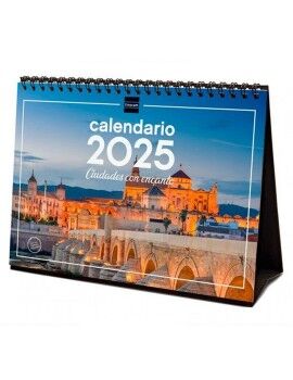 Calendário de Mesa Finocam CIUDADES CON ENCANTO Multicolor Papel 21 x 15 cm 2025