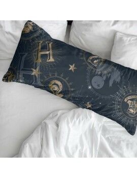 Funda de almohada Harry Potter Multicolor Ambar Dorado 175 Hilos 45 x 110 cm 100 % algodón