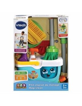 Kit de Limpeza & Armazenamento Vtech Little Magi'clean Cleaning Trolley Brinquedos