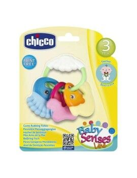 Mordedor para Bebé Rattle Chicco PVC 11,5 x 11 x 2,5 cm (11,5 x 11 x 2,5 cm)