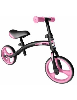 Bicicleta Infantil SKIDS CONTROL   Sem Pedais Preto Cor de Rosa