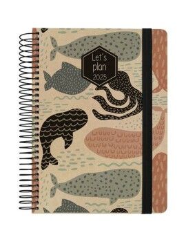 Agenda Grafoplas Nature Design A5 14,8 x 21 cm Baleia 2025