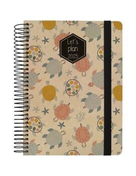 Agenda Grafoplas Nature Design A5 14,8 x 21 cm Tartaruga 2025