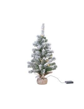 Árvore de Natal Lumineo Imperial Nevado Ø 30 x 45 cm Plástico Mini MicroLED