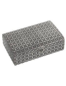 Guarda-Joias Alexandra House Living Prateado Metal 20 x 6 x 13 cm