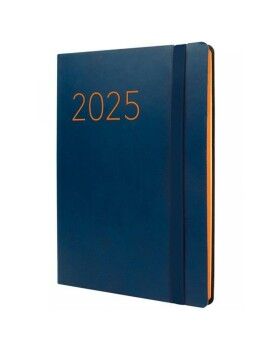 Agenda Finocam FLEXI Azul A5 14,8 x 21 cm 2025 Lisa