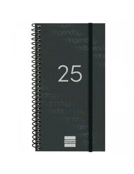 Agenda Finocam YEAR Negro Mini 9,4 x 17,1 cm 2025