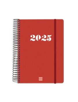 Agenda Finocam MY E10 Rojo A5 15,5 x 21,2 cm 2025