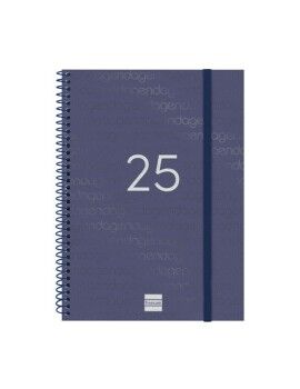 Agenda Finocam YEAR Azul A5 15,5 x 21,2 cm 2025