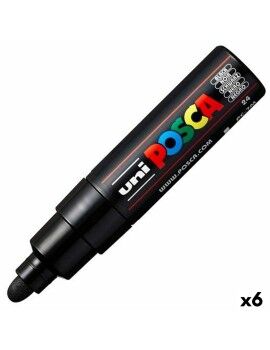 Rotulador POSCA PC-7M Negro (6 Unidades)