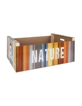 Caixa de Armazenagem Confortime Nature Madeira (58 x 39 x 21 cm)