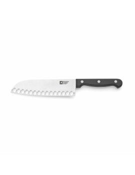 Faca Santoku Richardson Sheffield Artisan Preto Metal (17,5 cm) (Pack 6x)