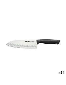 Cuchillo de Cocina Quttin Santoku Black 17 cm (24 Unidades)