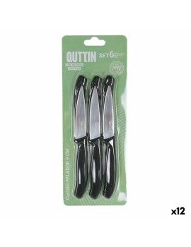 Set de Cuchillos Peladores Quttin Basic 6 Piezas 19,5 x 2 x 1 cm (12 Unidades)