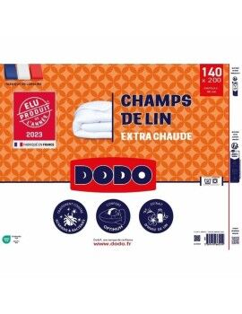 Enchimento nórdico DODO Champs de Lin 140 x 200 cm Branco 450 g/m²