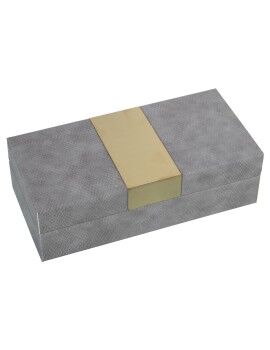 Guarda-Joias Alexandra House Living Cinzento Madeira 25 x 7 x 12 cm