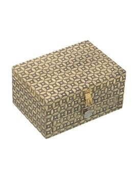 Caja-Joyero Alexandra House Living Dorado Metal 18 x 9 x 13 cm