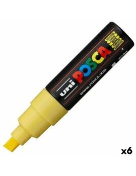 Rotuladores POSCA PC-8K Amarillo (6 Unidades)