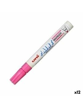 Rotulador permanente Uni-Ball PX-20 Rosa (12 Unidades)