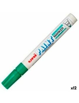 Rotulador permanente Uni-Ball PX-20 Verde (12 Unidades)