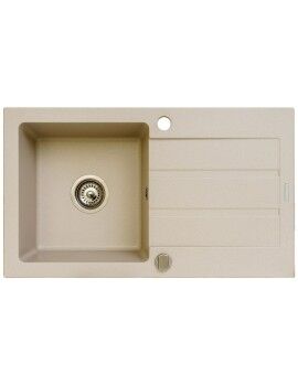 Fregadero de Un Seno Maidsinks 76 x 44 cm Beige