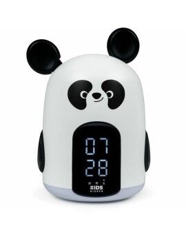 Reloj Despertador Bigben Blanco/Negro Oso Panda