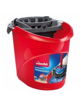 Balde de Limpeza Vileda Torsion Power Escorredor Vermelho Plástico 10 L Polipropileno