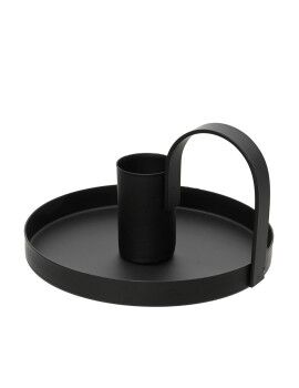 Candelabro Lifetime Negro mate ø 10 x 6 cm