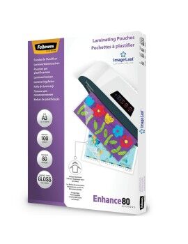 Fundas de plastificar Fellowes 5306207 Transparente A3 (100 Unidades)