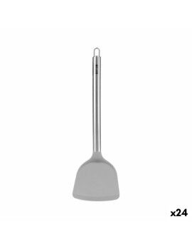 Espátula de Cozinha Quttin Silicone Aço 35 x 10,9 cm (24 Unidades)