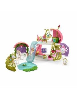 Playset Schleich glitter house with unicorns, lake and stable - 42445 Plástico Caballo