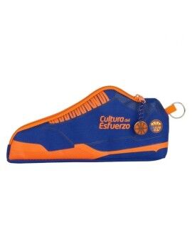 Estojo Valencia Basket M584 Azul Laranja (24 x 10 x 2 cm)