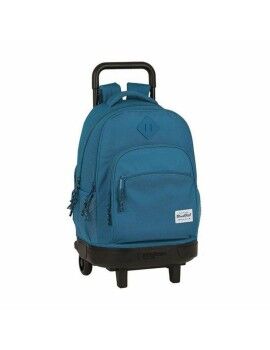 Mochila Escolar com Rodas Compact BlackFit8 Egeo Azul 33 X 45 X 22 cm