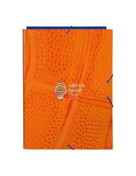 Carpeta Valencia Basket M068 Azul Naranja A4