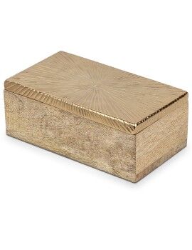 Caja Decorativa Alexandra House Living Multicolor Madera 21 x 6 x 12 cm