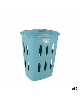 Cesto de Roupa Suja Tontarelli Laundry Azul 41 x 33,2 x 54,5 cm (12 Unidades)