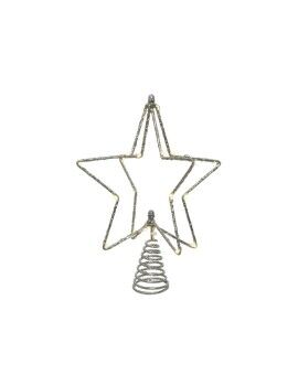 Estrela de Natal Lumineo Prateado Metalen draad 20 x 5 x 25 cm MicroLED