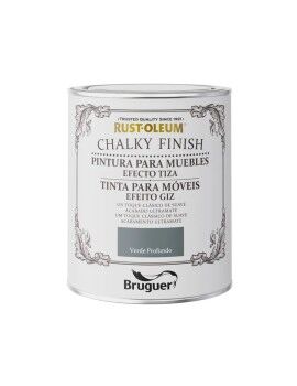 Pintura Bruguer Rust-oleum Chalky Finish 5733890 Muebles Deep Green 750 ml