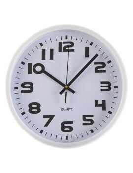 Reloj de Pared Versa Blanco Plástico 3,8 x 25 x 25 cm