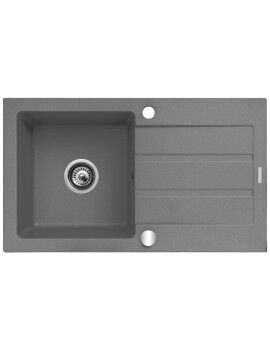 Fregadero de Un Seno Maidsinks 76 x 44 cm Gris