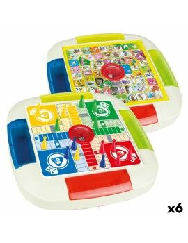 Tabuleiro de Jogo dos Cavalinhos e da Glória Colorbaby 26 x 5 x 26 cm (6 Unidades)